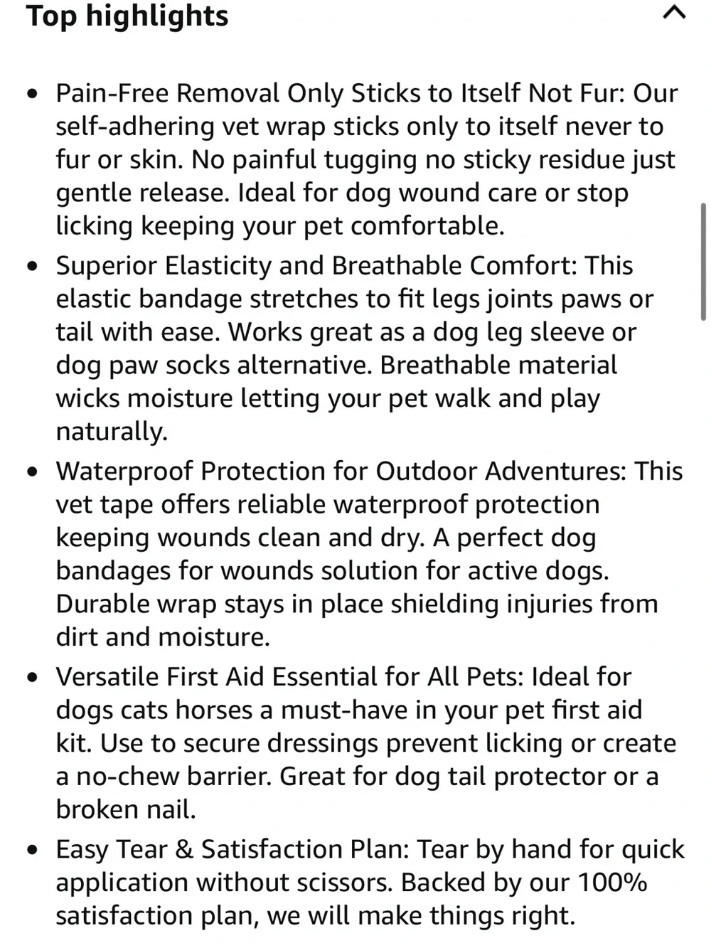 6 Rolls Pet Vet Wrap Cohesive Bandage Self Adhesive 2